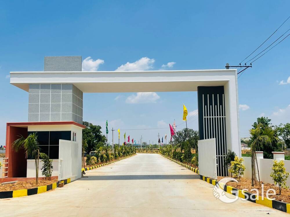 Just 27Lakhs 150 sq yrds Villa plot with Clubhouse @Shadnagar 70 % Bank loan