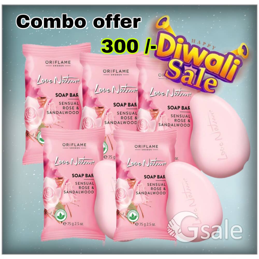 rose soap and neem soap 