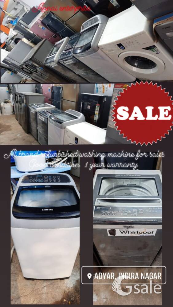 All brand refurbished washing machine fridge ac for sales and rentals 