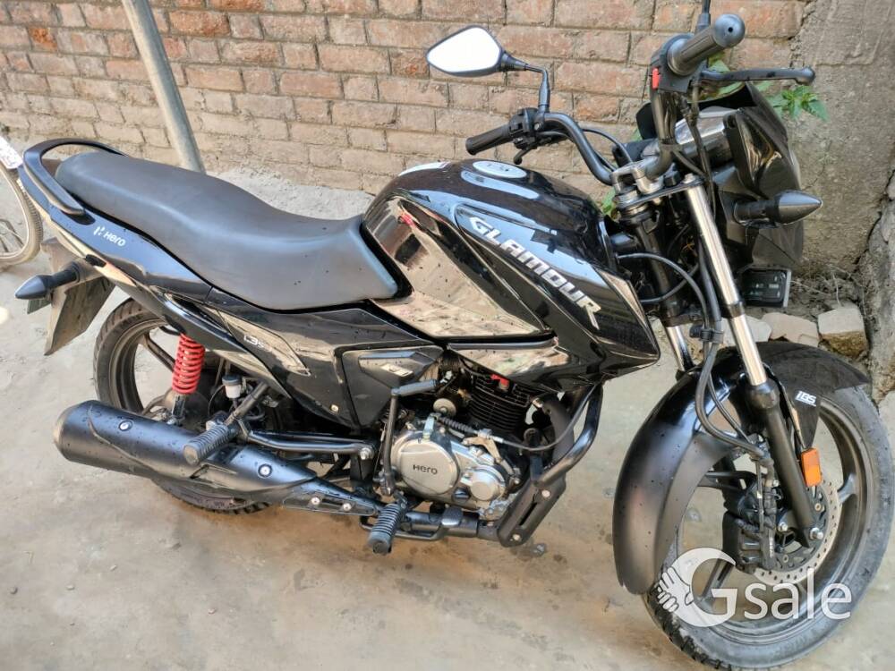 glamour black bs6 disc brake top model 