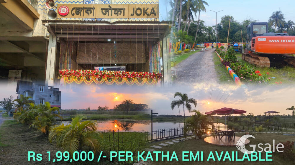 Ready to move plots To near Joka metro station 