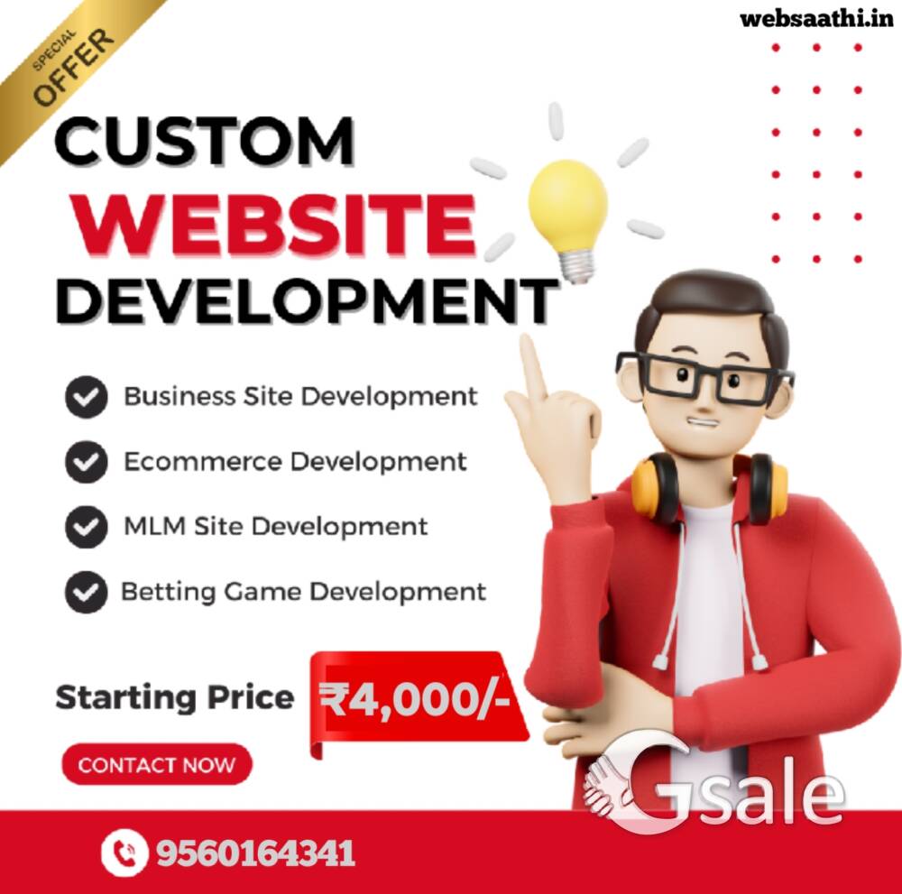 Affordable Custom Website Development Services Starting at ₹4,000
