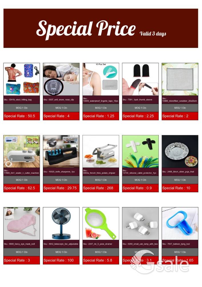 Amazon/Flipkart products Wholesale