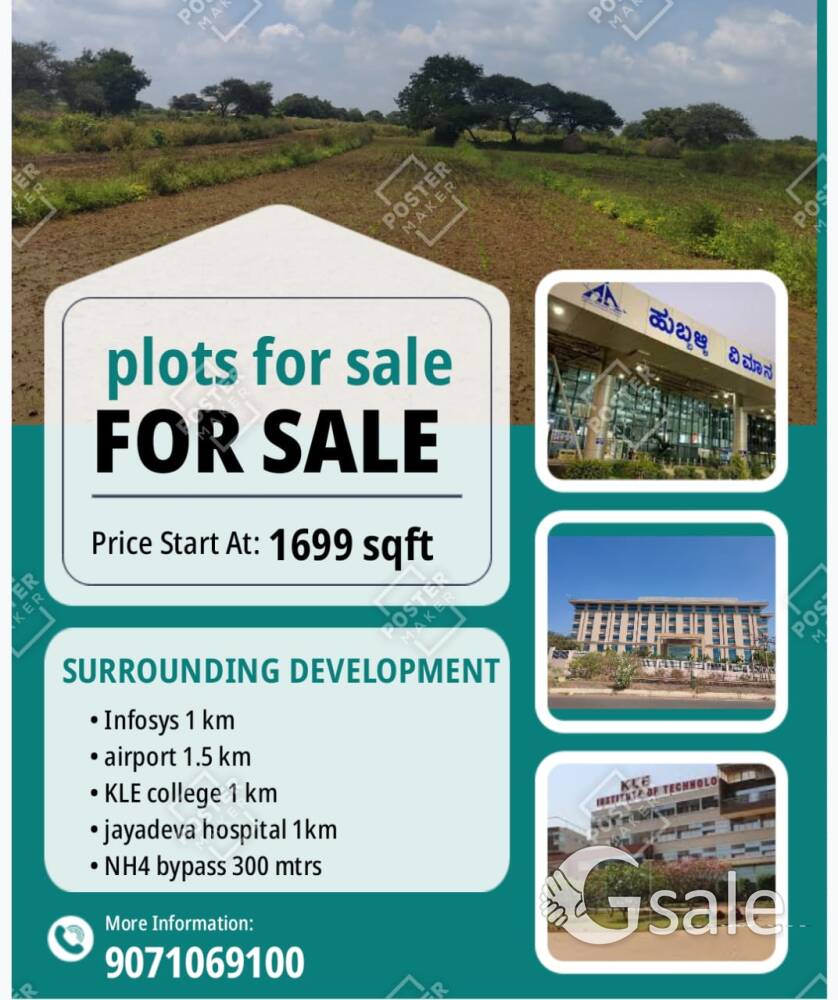 plots for sale in hubli