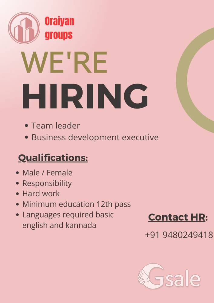 Immediate Joiners