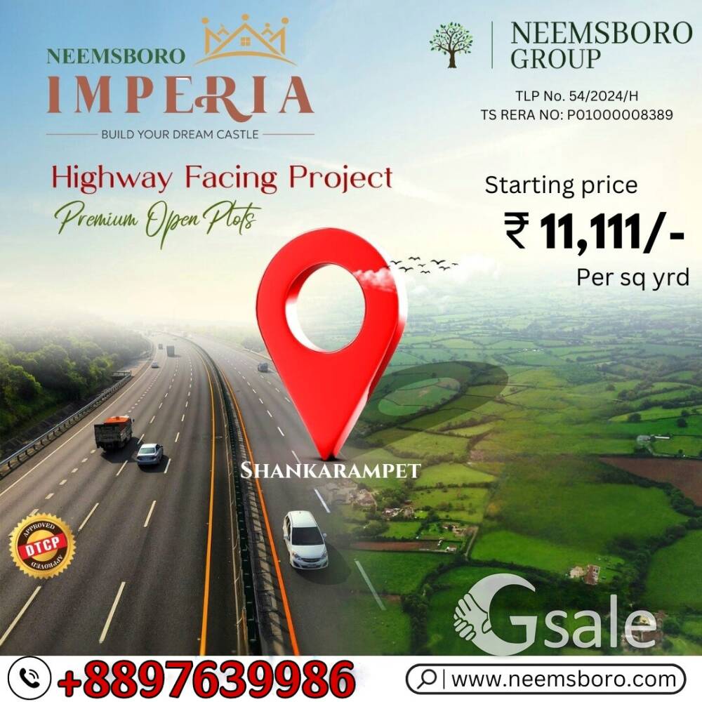Premium open plots available 
