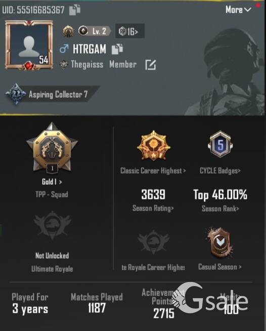 BGMI BEST ID NORMAL PRICE