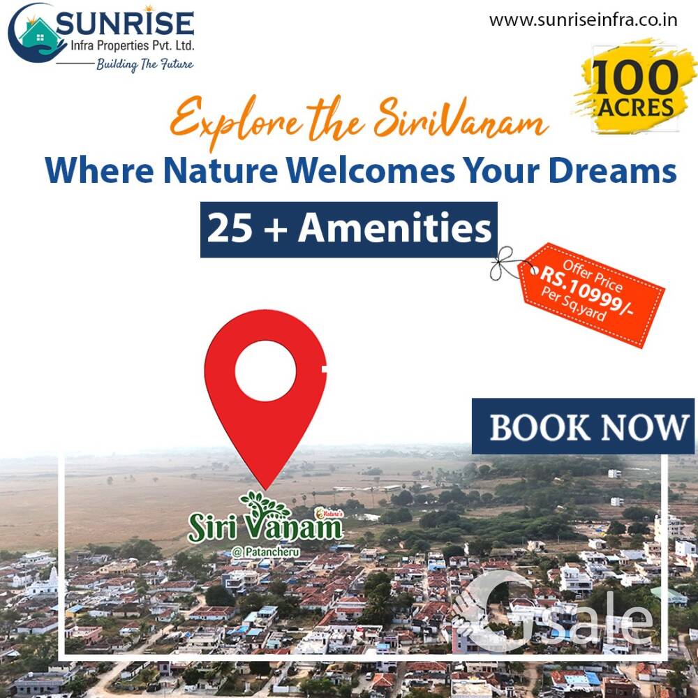 FARM LAND PLOTS SALE IN PATANCHERU 