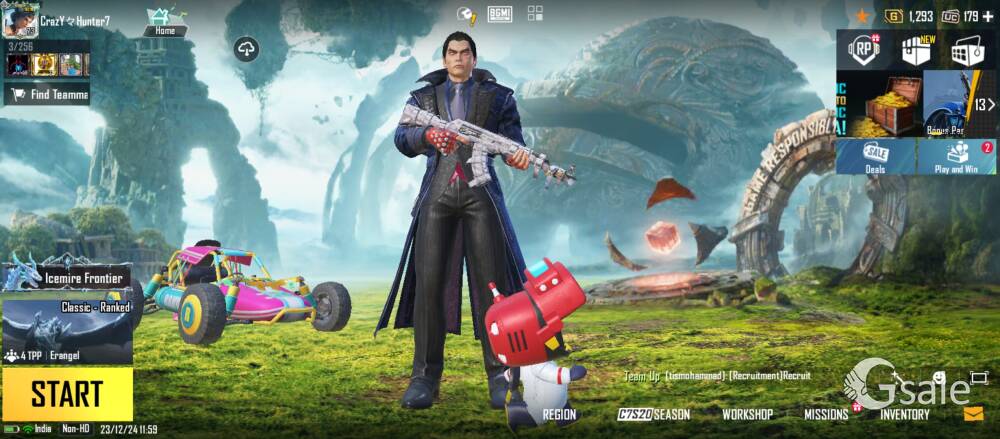 Bgmi Id Sale 73lvl
