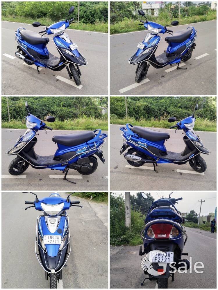 TVS SCOOTY  PEP+  2022 MODEL,RARELY USED ,LIKE NEW CONDITION ,FULL CASH PURCHASE 72001@99913