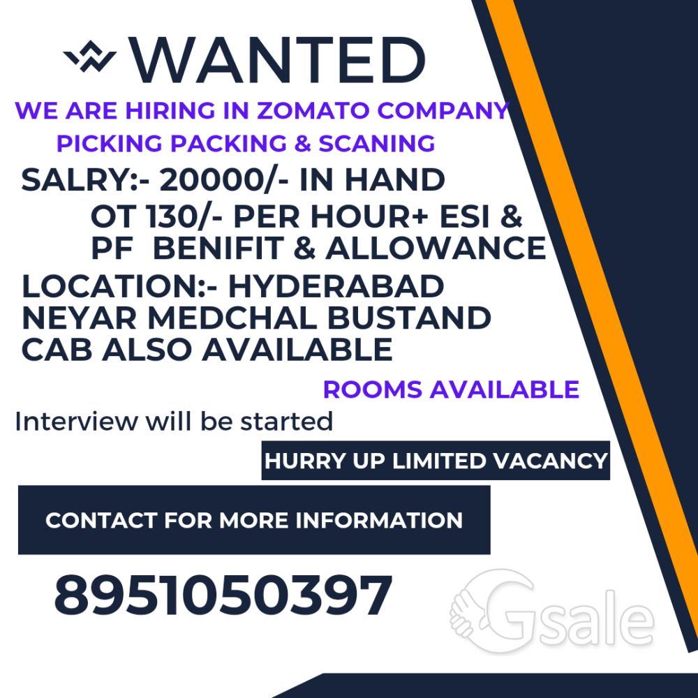 Need picker Packers in Hyderabad location 