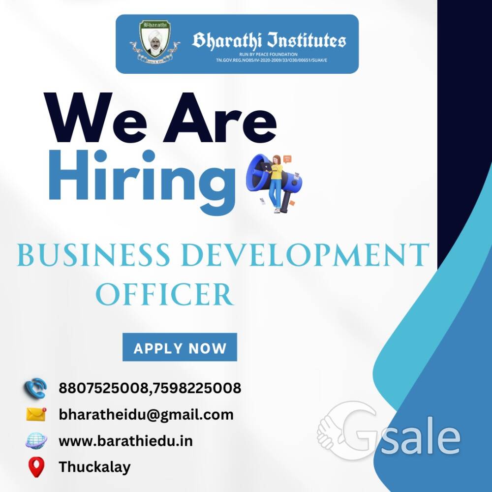 Hiring Business Development Officer
