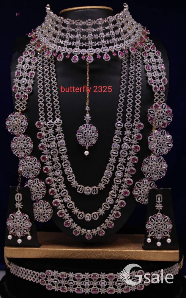 AD Stone daimond jwellery full set