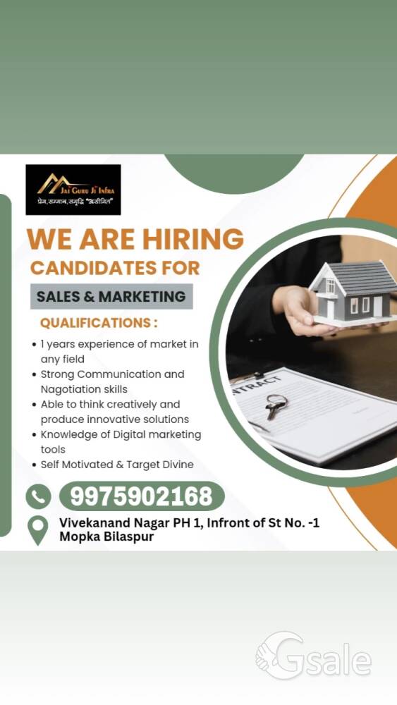 Hiring Sales Executive 