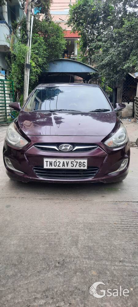 Verna Fluidic 1.6 SX 2012 Diesel Bosch Engine. Purple color (P FANTASIA), Automatic Top End