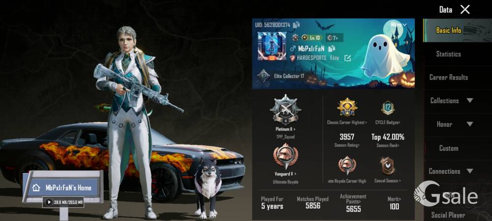BGMI 73 LEVEL id for sell