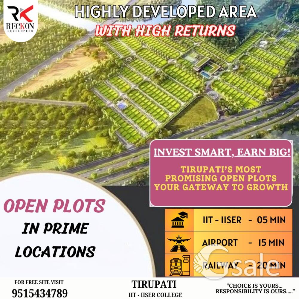 Premium Residential Plots Near IIT & IISER – TUDA Approved!