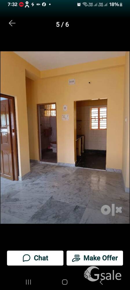2bhk flat available for rent in near south city mall.