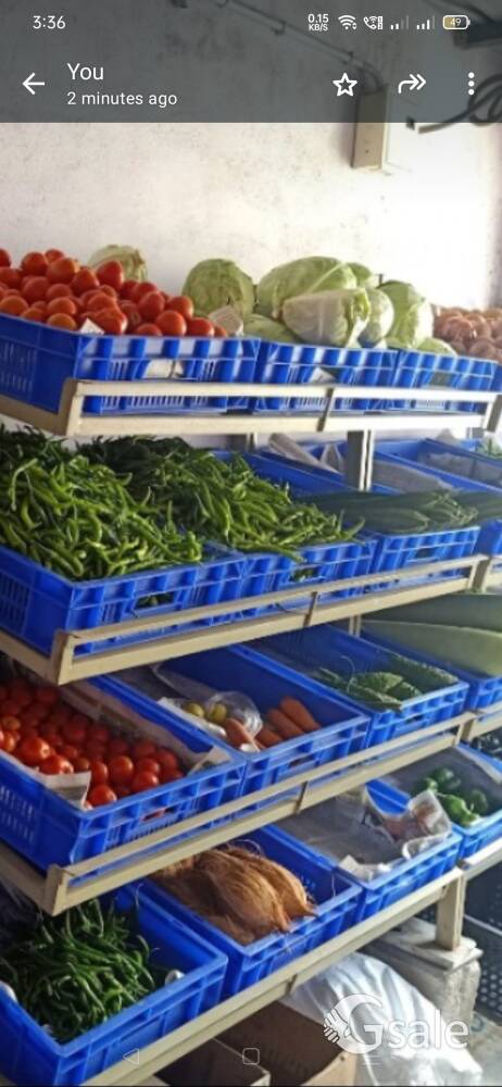 vegetables racks with trays ,heavy duty