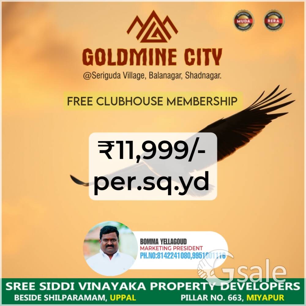 GOLDMINE CITY, BALANAGAR, SHADNAGAR 