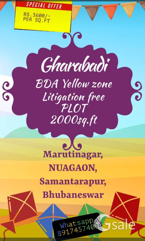 Gharabari converted plots for sale in Maruti Nagar Naugaon Bhubaneswar 