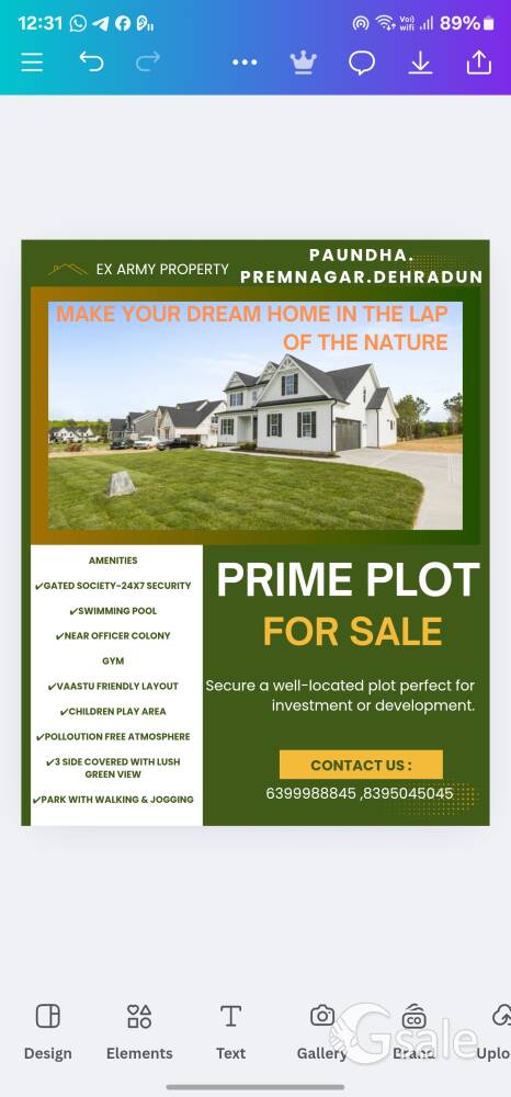 MDDA APPROVED GATED SOCITY PLOT UPLBDH HE ,ALL FACING, ALLSIZE ,CORNER PLOTS