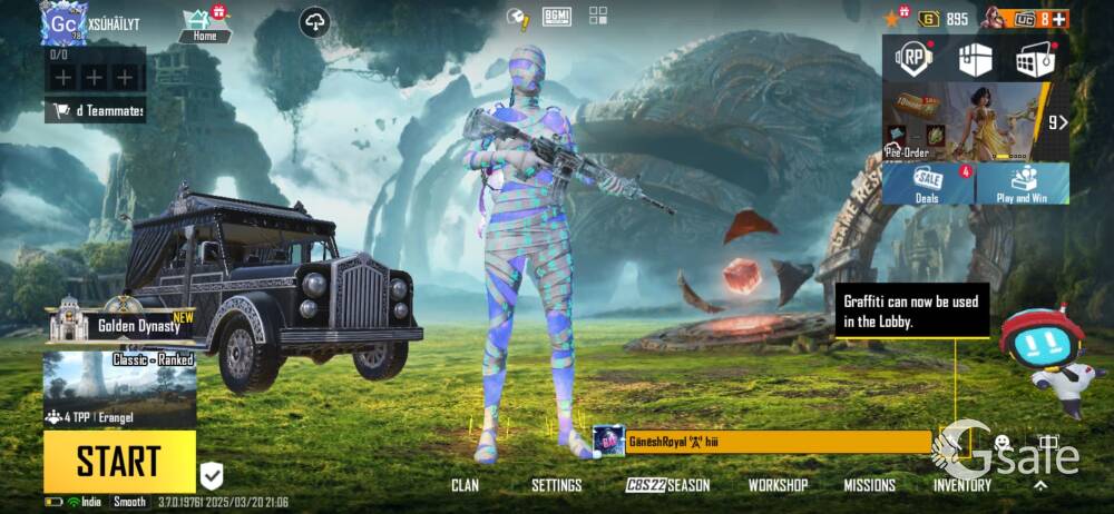Bgmi gaming account 