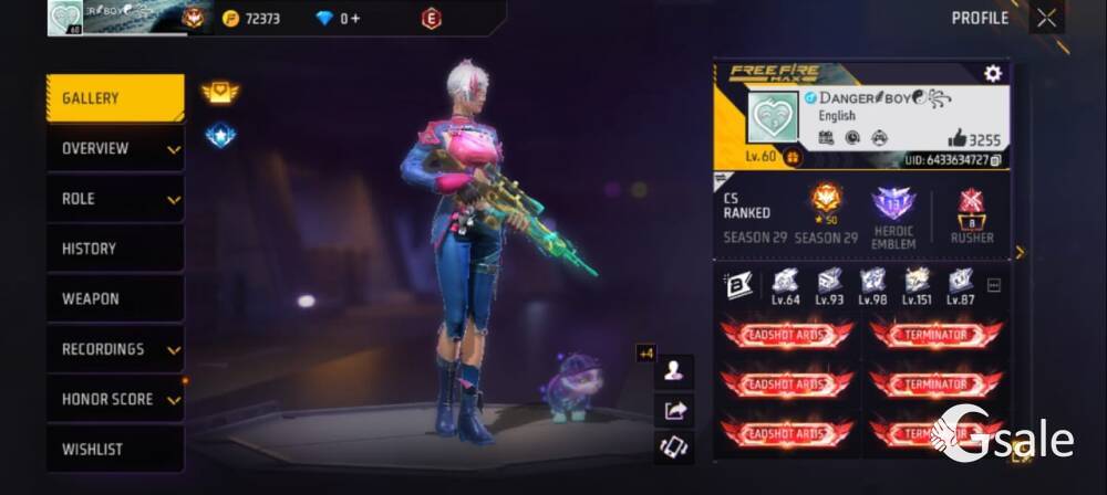 Free fire id for sale contact 9369150067 whatsapp only