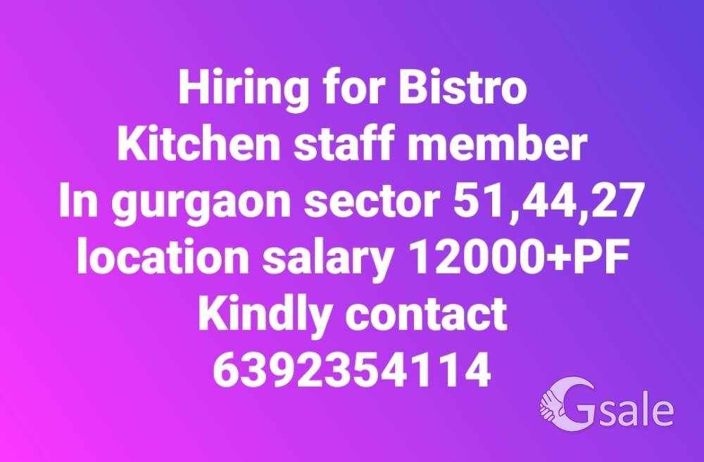 kitchen staff member