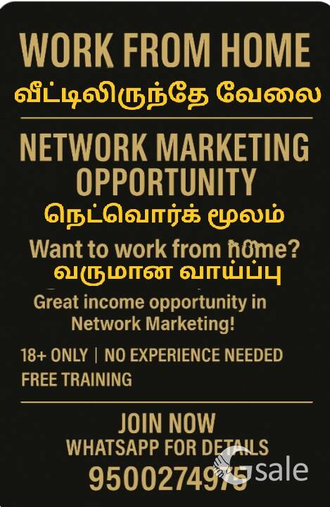 work from home opportunity 