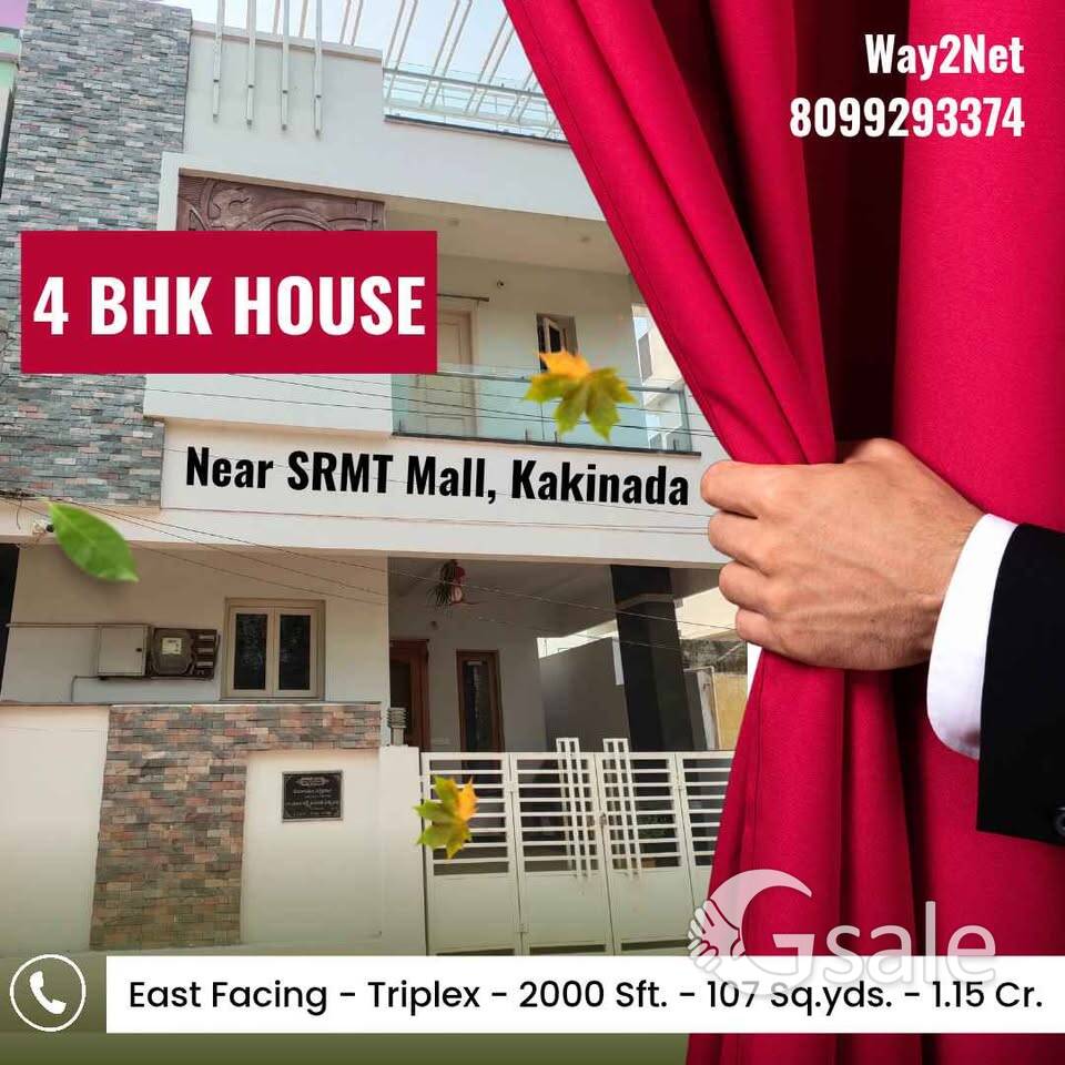 4BHK TRIPLEX HOUSE WITH LIFT