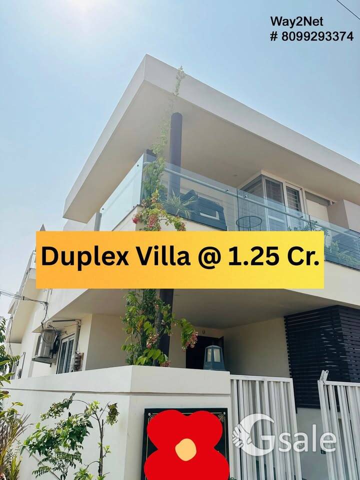 GATED COMMUNITY DUPLEX VILLA FOR SALE