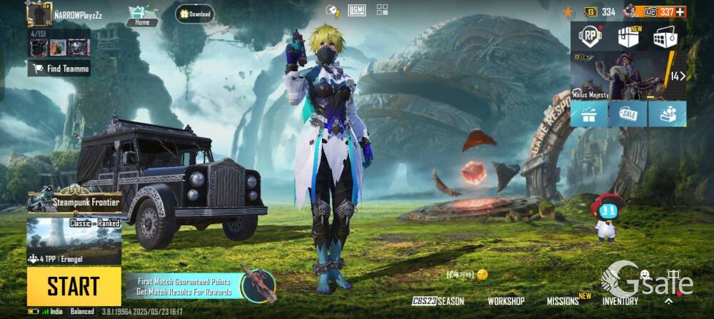 Bgmi account for sell for 5.5k rupees 