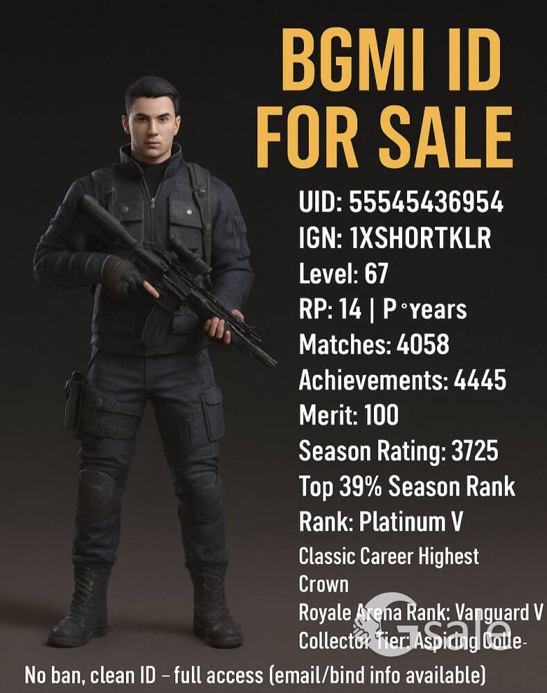 BGMI ID SELL