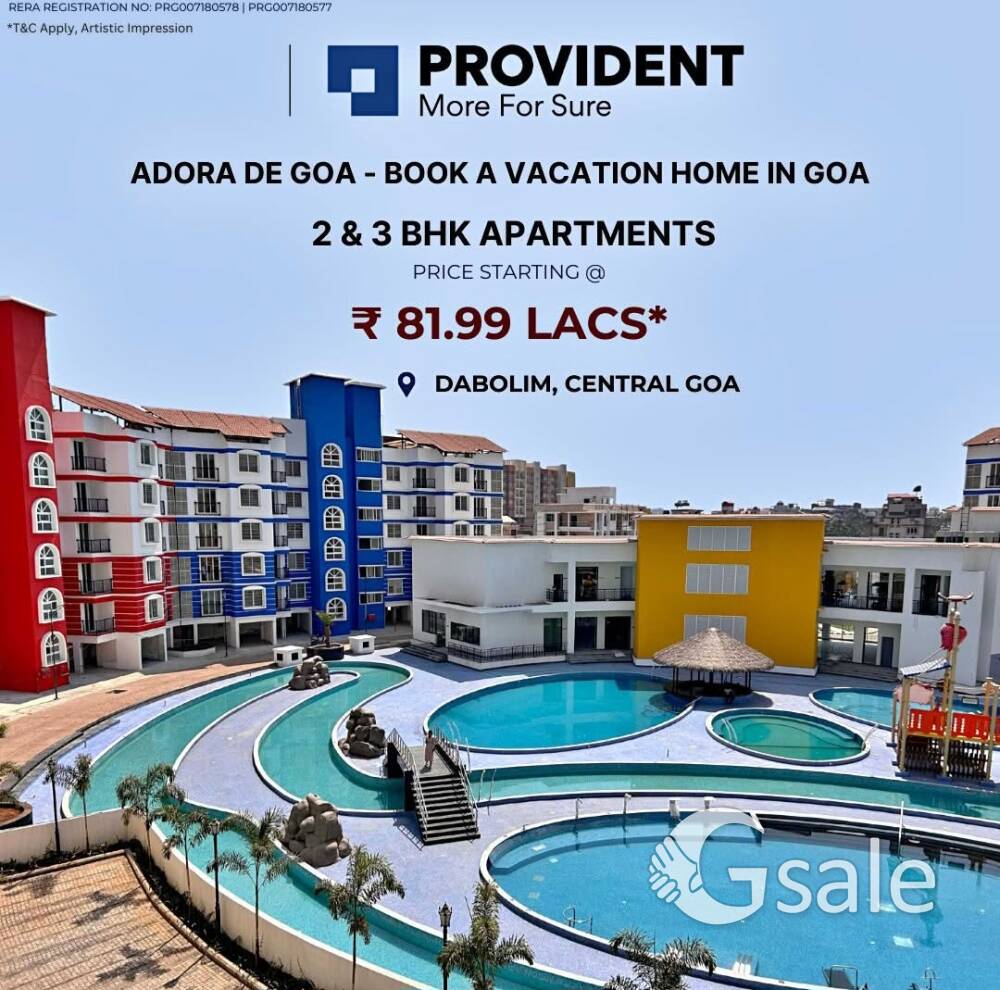Apartment sale at Central Goa 