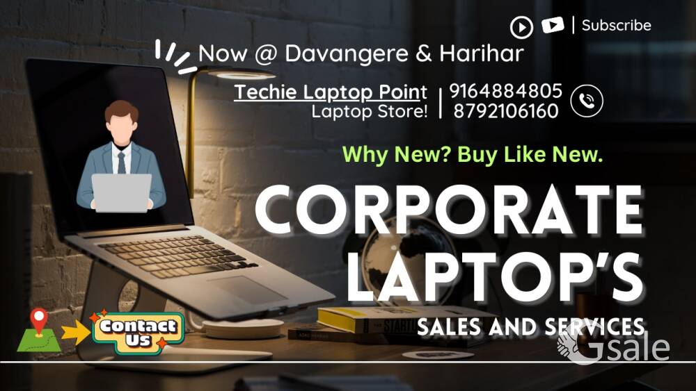 Corporate Laptop's -Davangere 9164884805