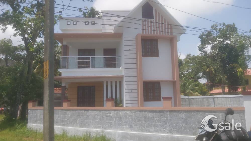 7cent plot with 3bhk house for sale 