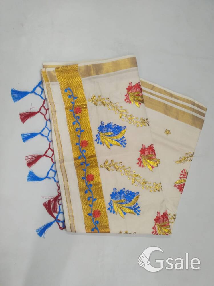 kerala traditional saree