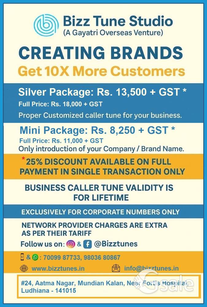 Customized Business Caller Tune for your Business 