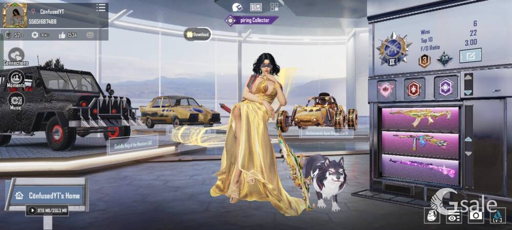 BGMI 57 LVL ID MYTHIC 