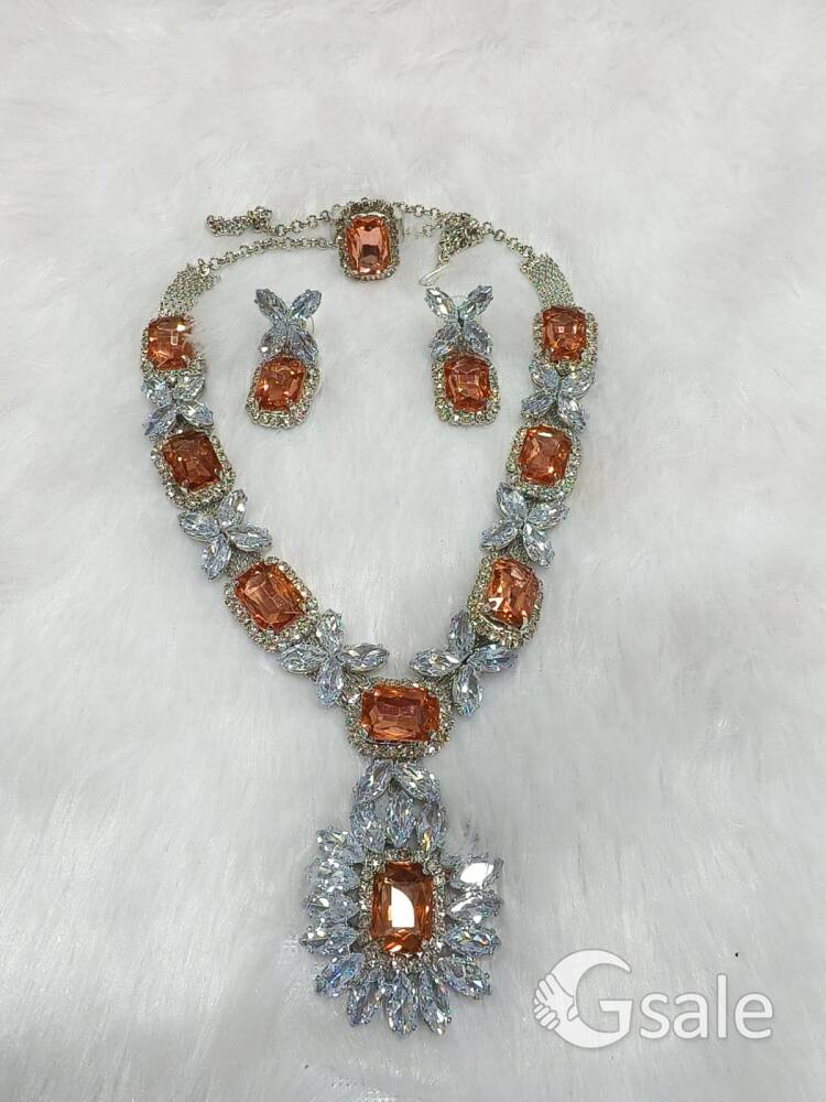 Korean glass stone jewellery 