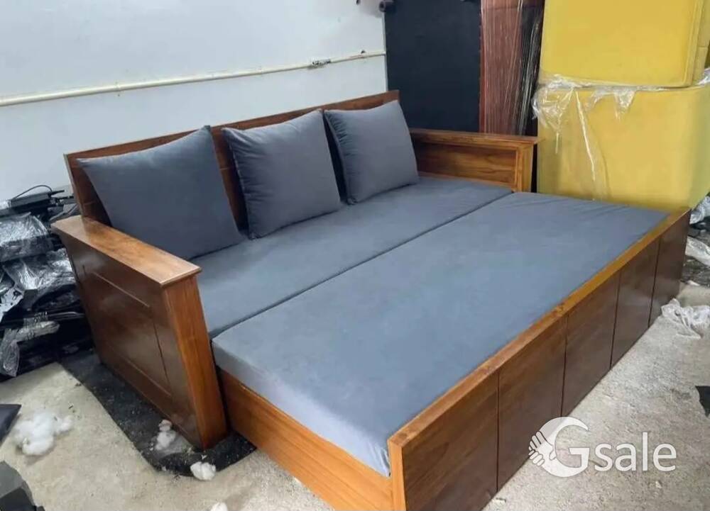 wooden sofa bed 