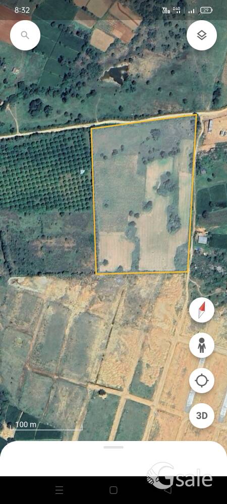 6 acar 17 guntas land srisailam highway near kadthal village 