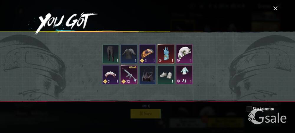 Bgmi account with m4 glacier 70 level 