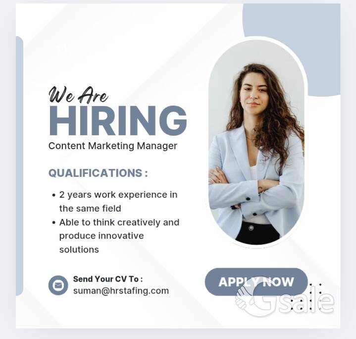 Content Marketing manager