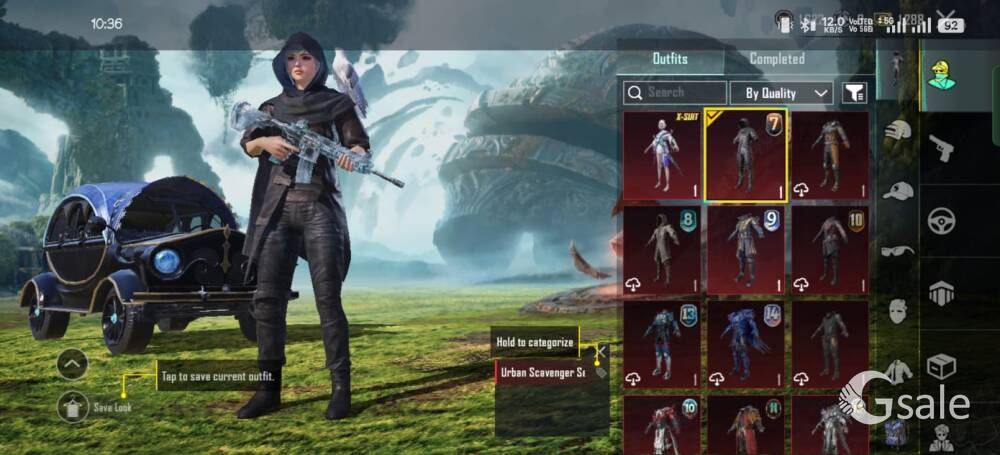 Bgmi id for sale level 77 mythics outfits, x suit , m4 glacier level 5 