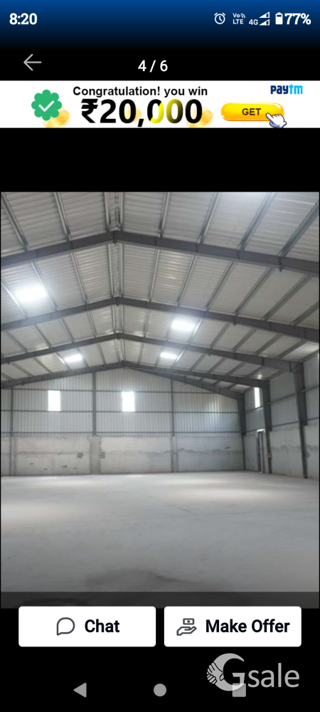 10,000 Sqft Godown Space Near Aluva UC College.