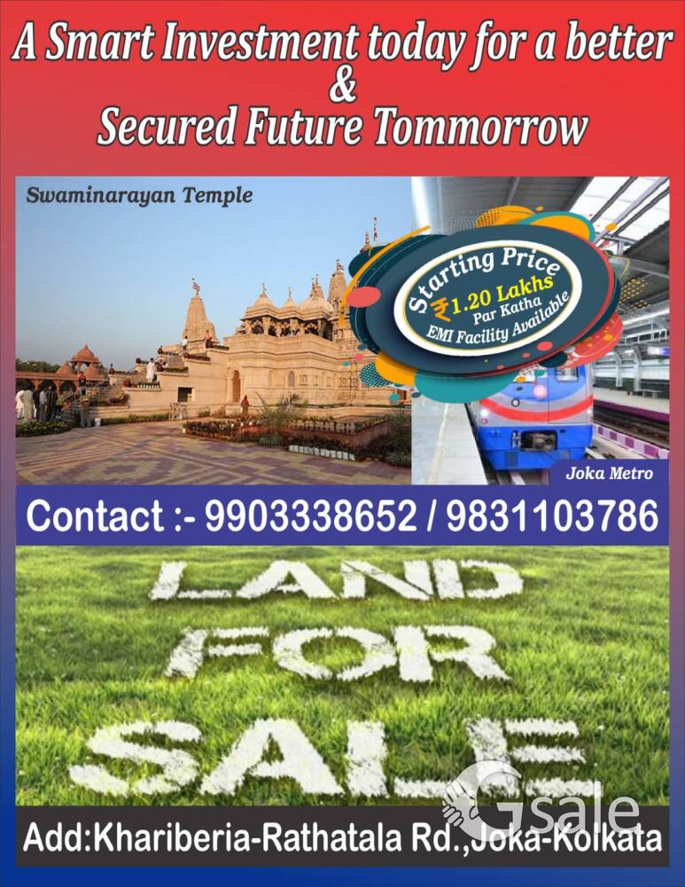 Best Opportunity for Investment in South kolkata near Joka Metro with EMI Facility |