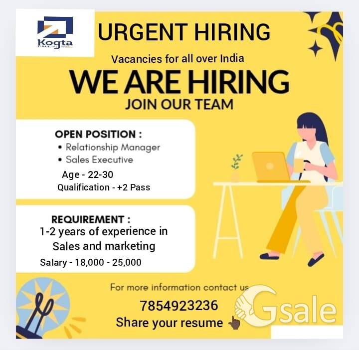 urgent vacancy 