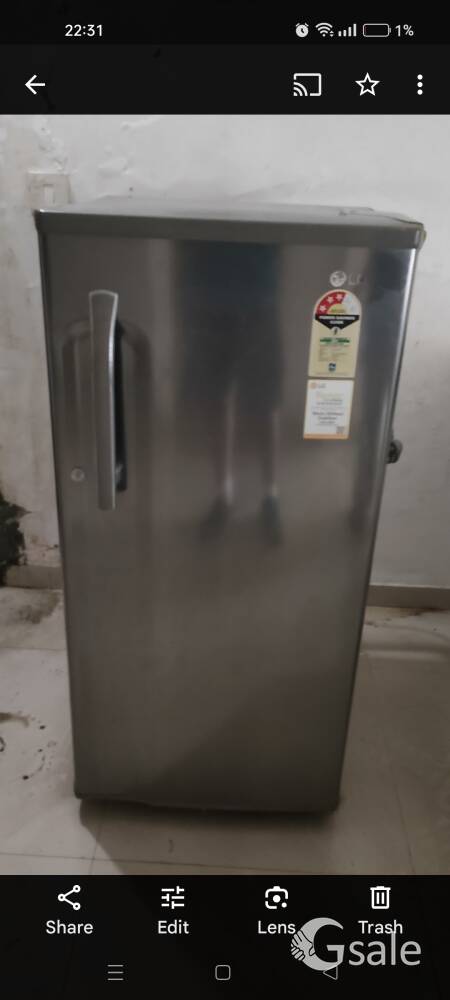 LG single door fridge 